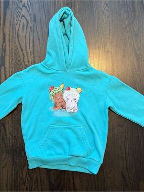Moriah Elizabeth, Eustace and Shelly Teal Hoodie Sweatshirt